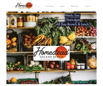 Homesteadsolanabeach.com(Deli & Market) Screenshot