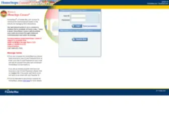 Homestepsconnect.com(Freddie Mac Sign On) Screenshot