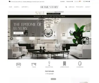 Homestoryonly.com(Home Story • Designermöbel von Eichholtz und Richmond Interiors) Screenshot