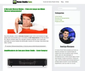 Homestudiofans.com(Home Studio Fans Brasil) Screenshot