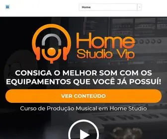 Homestudiovip.com.br(Home Studio VIP) Screenshot
