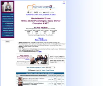 Homestudycredit.com(Online continuing education for Psychologist) Screenshot