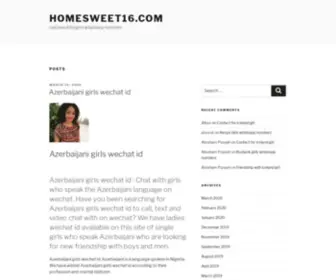 Homesweet16.com(Get beautiful girls whatsapp numbers) Screenshot