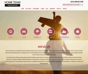 Hometeaminsurance.com(Home Team Insurance) Screenshot