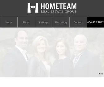 Hometeamrealestategroup.ca(HomeTeam Real Estate) Screenshot