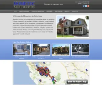 Hometecarch.com(Hometec Architecture Residential Design) Screenshot