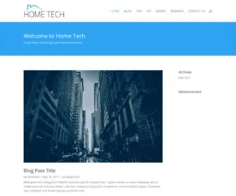 Hometech.com(Smart Home Technology and Home Automation) Screenshot