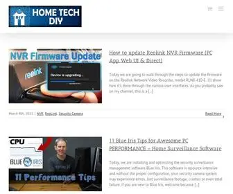 Hometechdiy.com(Security Cameras and Smart Home Technology Reviews) Screenshot