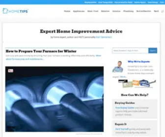 Hometips.com(Home Improvement Ideas & Answers You Can Trust) Screenshot