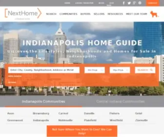 Hometoindy.com(Indianapolis Homes for Sale & Real Estate Listings) Screenshot