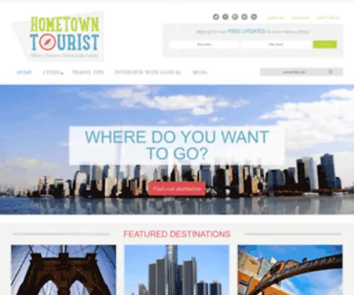 Hometown-Tourist.com(Updating Our Site) Screenshot