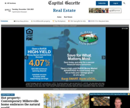 Hometownannapolis.com(Baltimore Sun) Screenshot