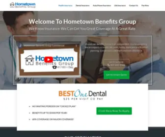 Hometownbenefitsgroup.com(Get Health Insurance in Springfield) Screenshot