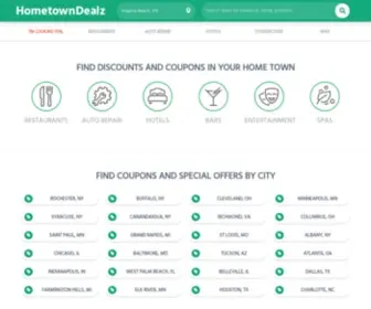 Hometowndealz.com(Hometown Deals) Screenshot