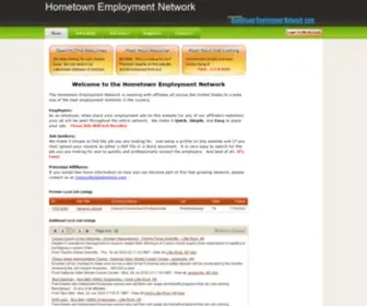 Hometownemploymentnetwork.com(Hometown Employment Network) Screenshot