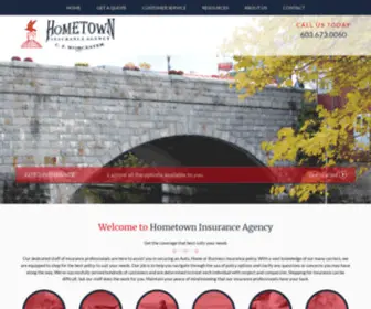 Hometownins.com(Hometownins) Screenshot