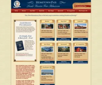 Hometownpass.com(Historic Tours of America) Screenshot