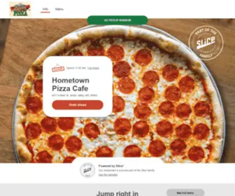 Hometownpizzacafemenu.com(Hometown Pizza Cafe) Screenshot