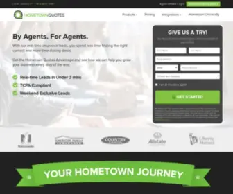 Hometownquotes.com(Insurance Leads) Screenshot