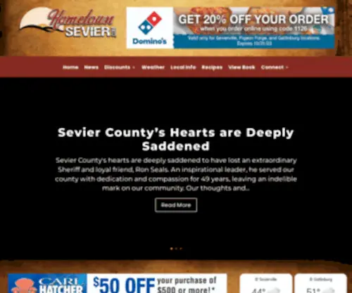 Hometownsevier.com(Sevier County News) Screenshot