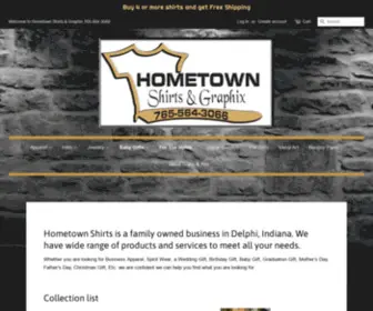 Hometownshirts.com(Hometown Shirts & Graphix) Screenshot