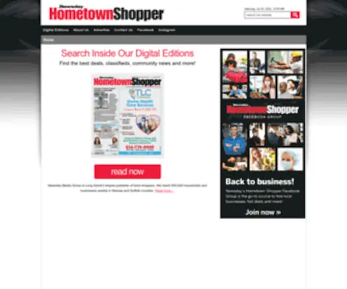 Hometownshopperli.com(Newsday Hometown Shopper) Screenshot