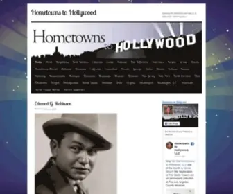 Hometownstohollywood.com(Hometowns to Hollywood) Screenshot