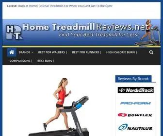 Hometreadmillreviews.net(Home Treadmill Reviews) Screenshot