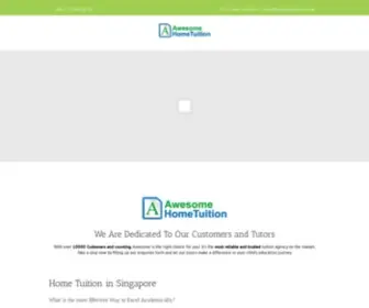 Hometuitionagency.com.sg(Awesome Home Tuition) Screenshot