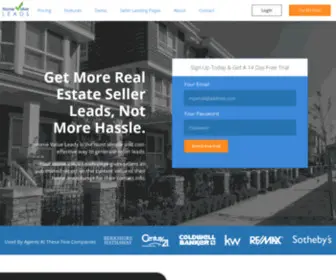 Homevalueleads.com(Home Value Leads) Screenshot