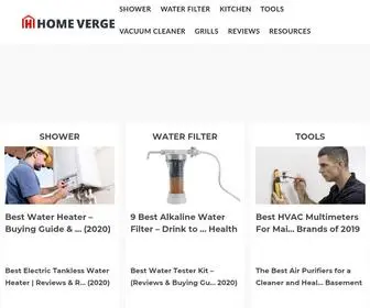 Homeverge.com(Home Appliance Buying Guides & Reviews) Screenshot