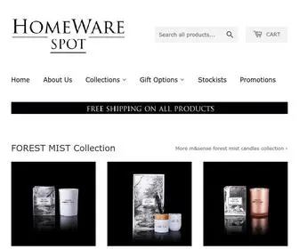 Homewarespot.com(Homeware Spot) Screenshot