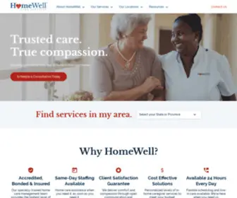 Homewellseniorcare.com(homewellseniorcare) Screenshot