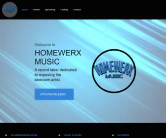 Homewerxmusic.com(Homewerx Music) Screenshot