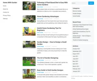 Homewithgarden.info(Home With Garden) Screenshot