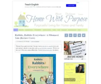 Homewithpurpose.net(Home With Purpose) Screenshot