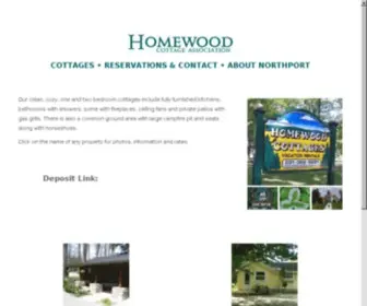 Homewoodcottages.com(Homewood Cottages) Screenshot