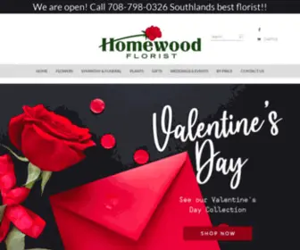 Homewoodflorist.com(  Homewood IL Florist) Screenshot