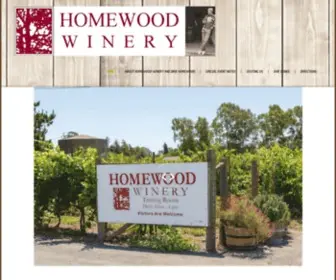 Homewoodwinery.com(Homewood Winery) Screenshot