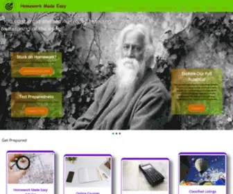 Homework-Made-Easy.com(Homework Made Easy) Screenshot
