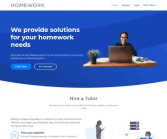 Homeworkglow.com(Homework Help) Screenshot