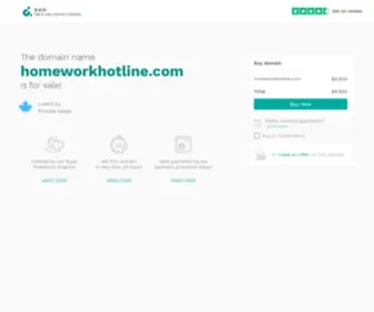 Homeworkhotline.com(homeworkhotline) Screenshot