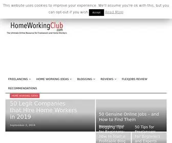 Homeworkingclub.com(Remote Jobs) Screenshot