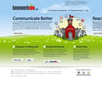 Homeworknow.com(Easily communicate school alerts) Screenshot