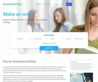 Homeworkpay.net(Hire an Expert & Get A) Screenshot