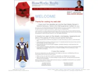 Homeworksrealty.net(Real Estate Listings in Lexington) Screenshot