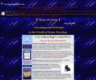 Homeworship101.com(Home Worship is home improvement for the soul and spirit) Screenshot