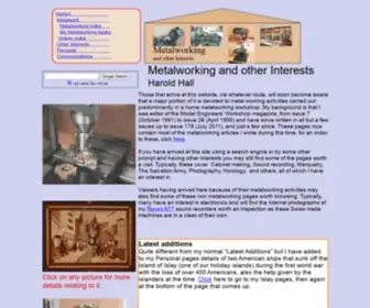 Homews.co.uk(My metalworking and other interests) Screenshot