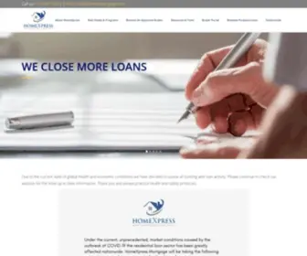 Homexmortgage.com(Non-QM Loan) Screenshot