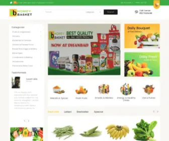 Homeybasket.com(Online Grocery Store In Dhanbad) Screenshot